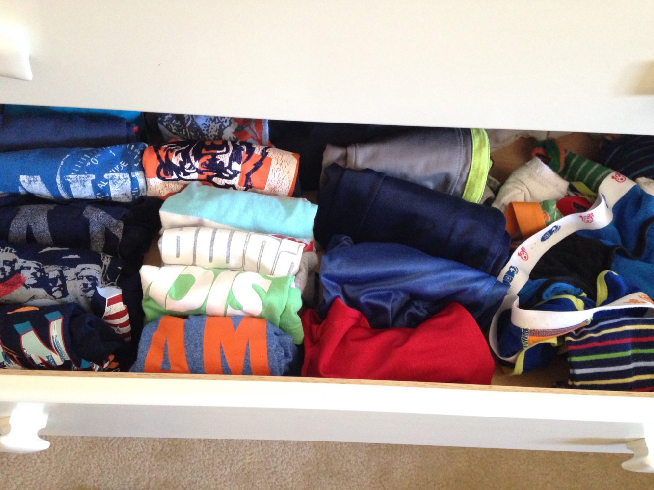 folding clothes