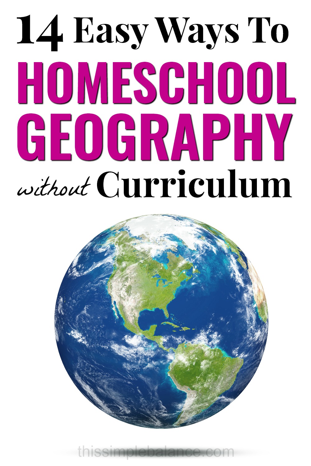 14 Easy Ways to Homeschool Geography without Curriculum This Simple