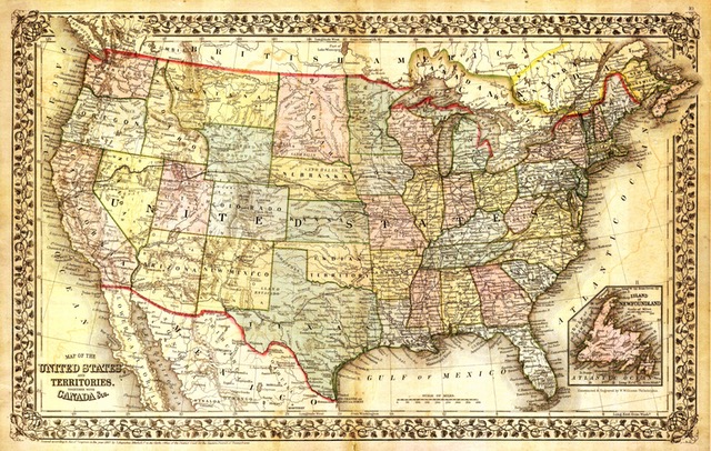 united states map