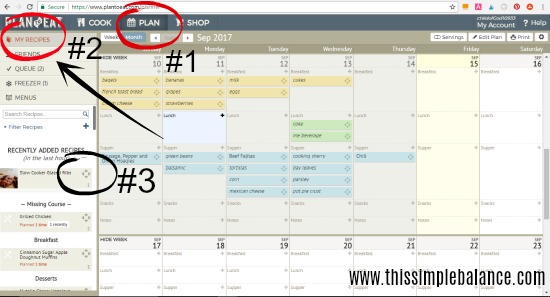 Plan Your Meals