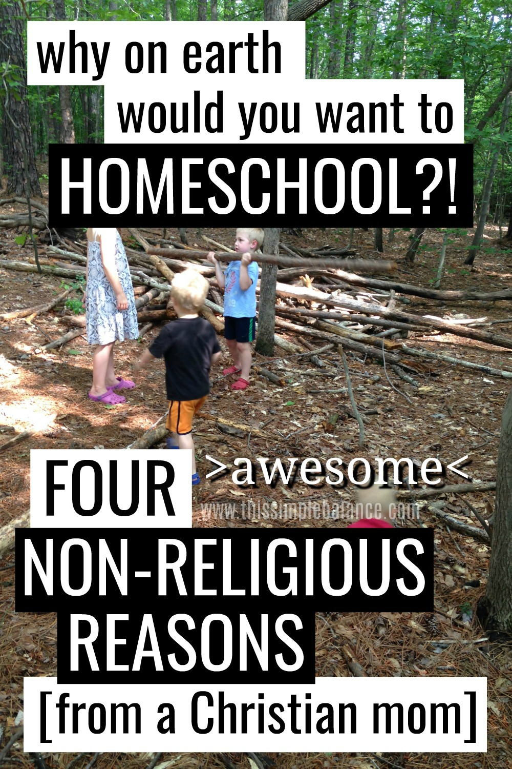Are you thinking about homeschooling? Get four of the best secular reasons to homeschool and the best way to get started. #homeschooling
