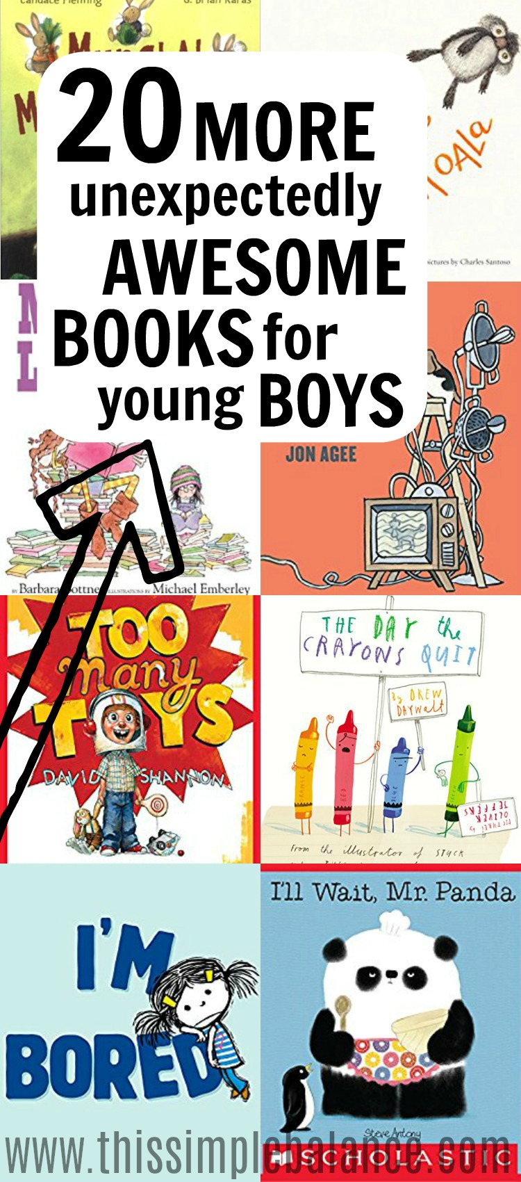 20 More Unexpectedly Awesome Books for Young Boys This Simple