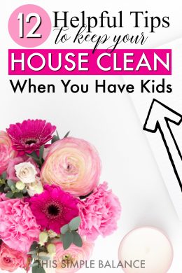 12 Tips to Keep a Clean House with Kids (from a mom of 5) - This Simple ...
