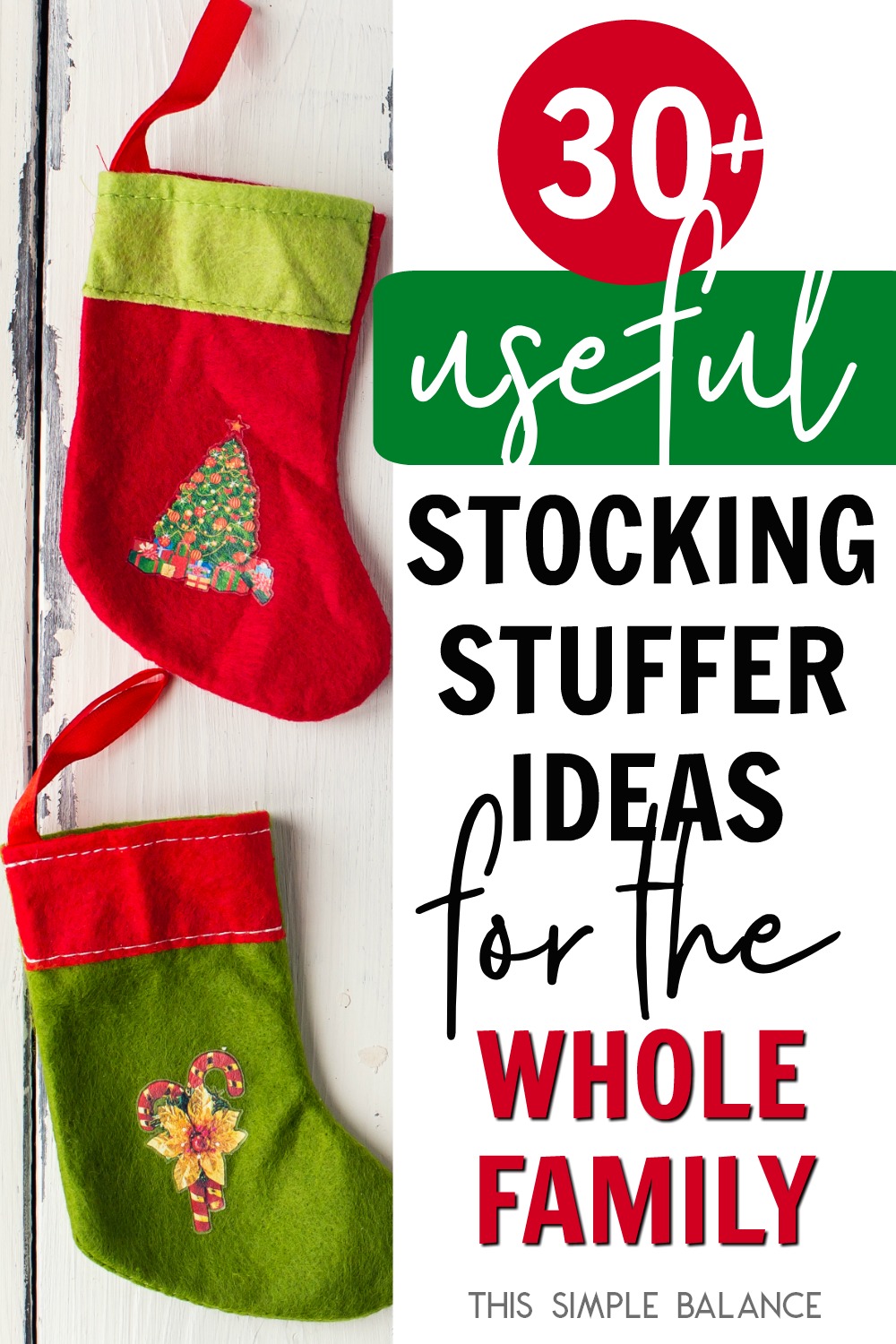 The Ultimate List of Stocking Stuffer Ideas – Motivation for Mom