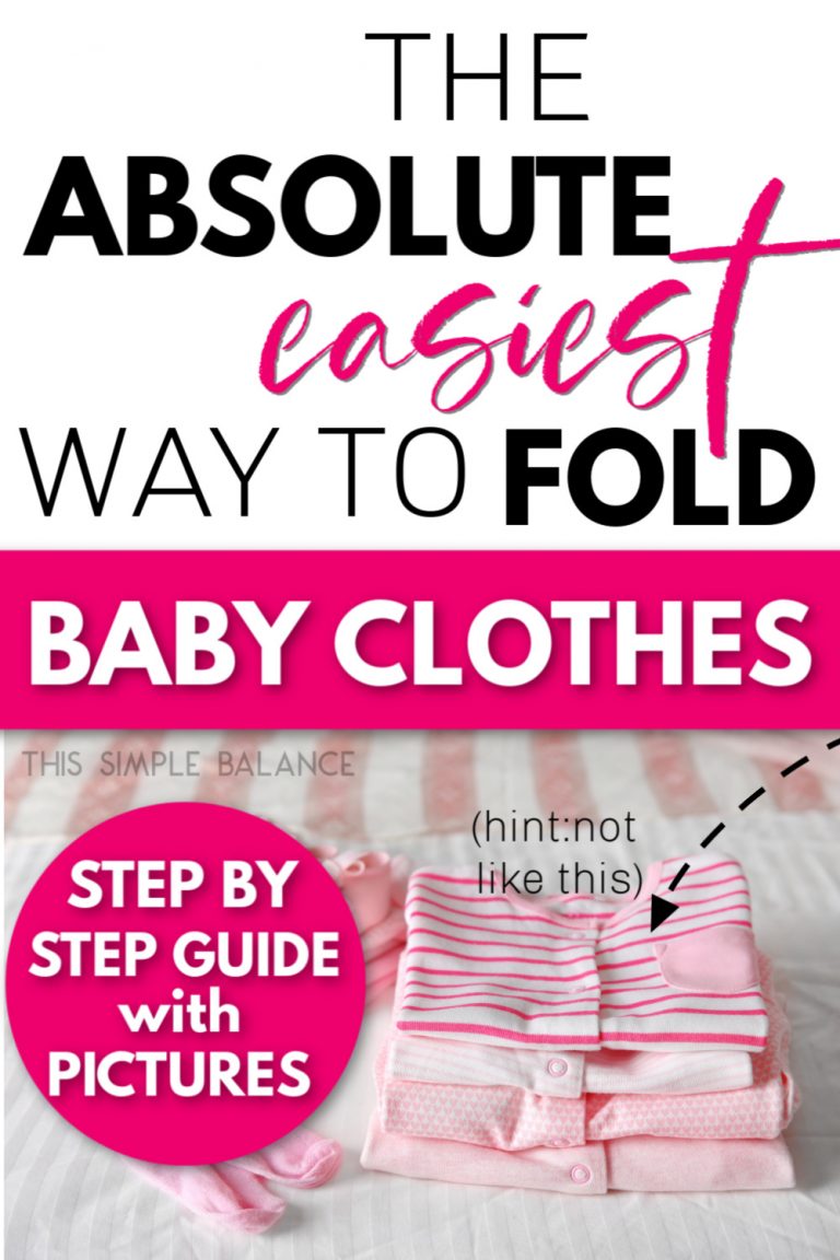 How to Fold Baby Clothes The Absolute Easiest Way This Simple Balance