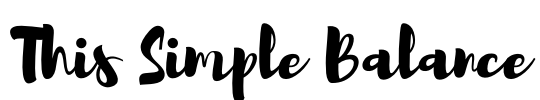 This Simple Balance