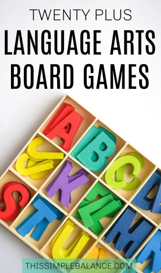 20+ Language Arts Board Games - This Simple Balance
