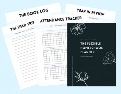 picture of The Flexible Homeschool Planner.