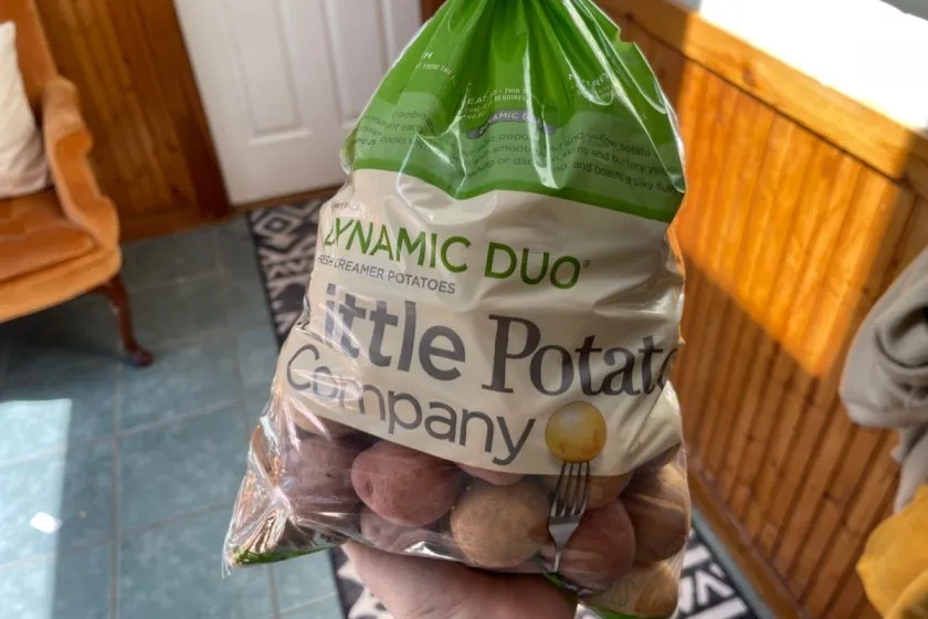5 lb bag of dynamic duo fresh creamer potatoes from little potato company