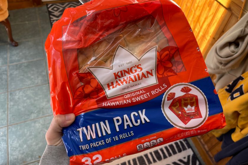 king's hawaiian sweet rolls twin pack from Costco
