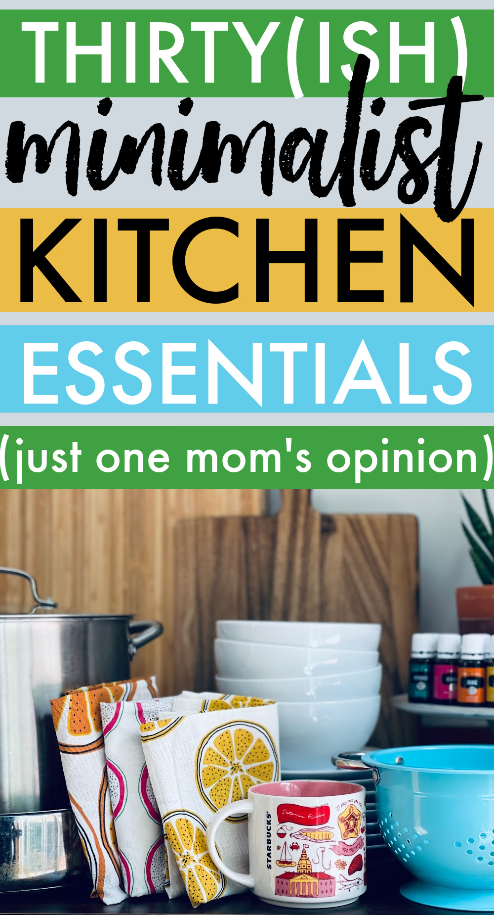 30 Minimalist Kitchen Essentials For Daily Living {What You Actually Need}  - Grace In My Space