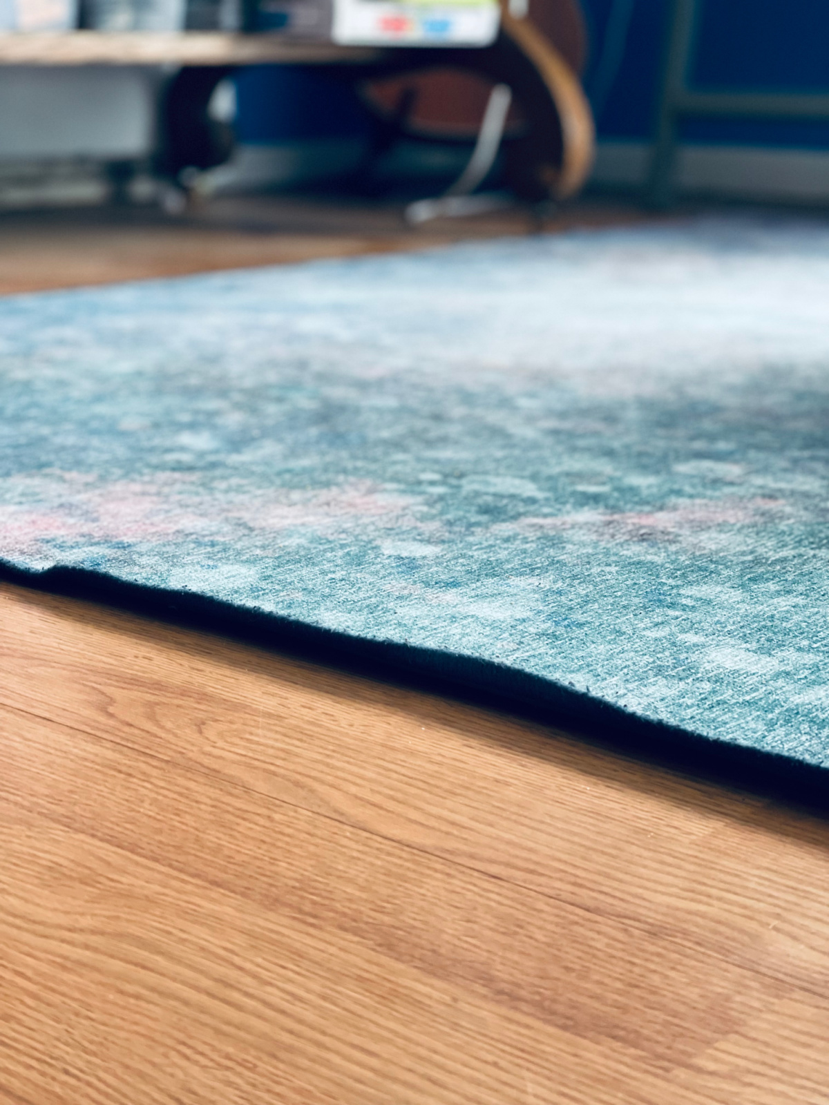 curling edges on large area Ruggable rugs