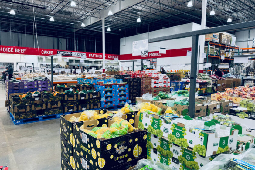 Costco produce department.